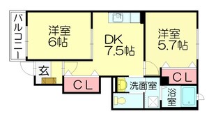 グリーンハイツ早見の物件間取画像